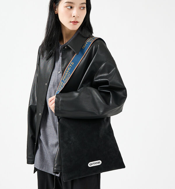 ABAHOUSE「【OUTDOOR PRODUCTS / アウトドアプロダクツ】Jacquard」|トートバッグ|ブラック