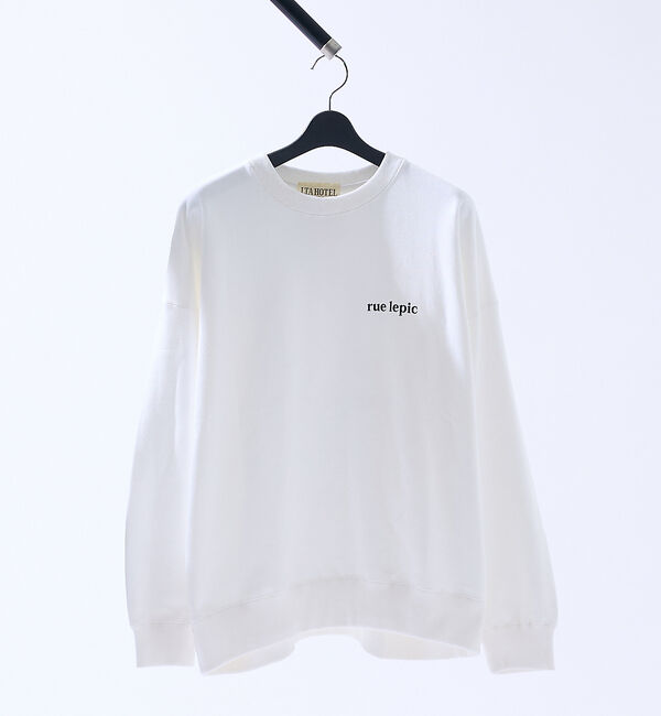 ABAHOUSE「cafe graphic バックプリント スウェット オーバーサイズ / ユニセ」|スウェット・ジャージ|