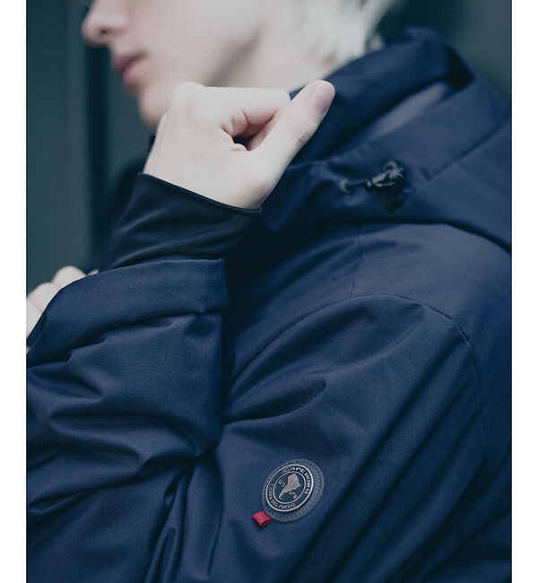 ABAHOUSE「【CAPE HORN】別注カラー / COCKBURN / フーデット ショート」|ダウン|