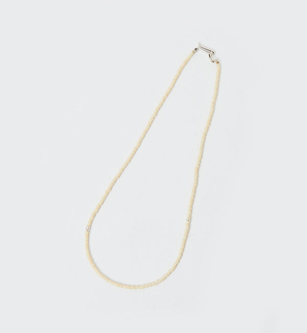 Rouge vif「【Dough. 】別注ビーズネックレス」|ネックレス|クリーム