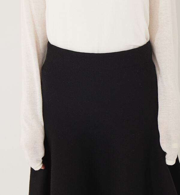 Rouge vif「【セットアップ対応】ニットフレアミニスカート」|スカート|