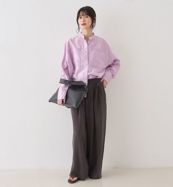 Rouge vif「【セットアップ対応】【新色登場】キュプラフィブリル ワイドパンツ」|その他|