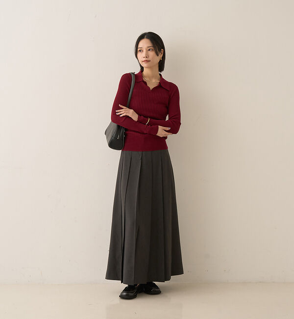 Rouge vif「パイピングロングハンドルボストンバッグ」|ボストンバッグ|