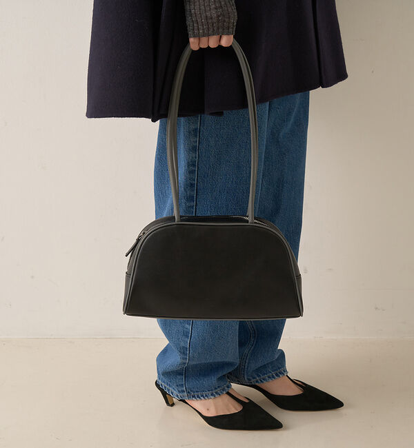 Rouge vif「パイピングロングハンドルボストンバッグ」|ボストンバッグ|