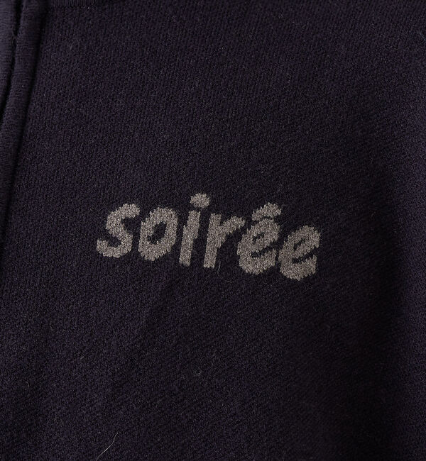 Rouge vif「ハーフジップロゴニットプルオーバー」|ニット・セーター|