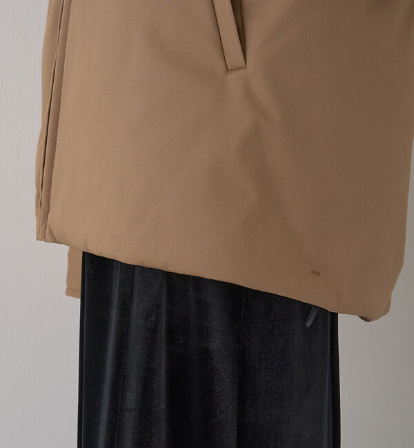 Rouge vif「異素材衿パフィブルゾン/ハンティングジャケット」|ブルゾン・スタジャン|