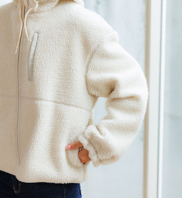 Rouge vif「【NANGA / ナンガ】BOA FLEECE ZIP HOODIE / ボアフ」|パーカー|