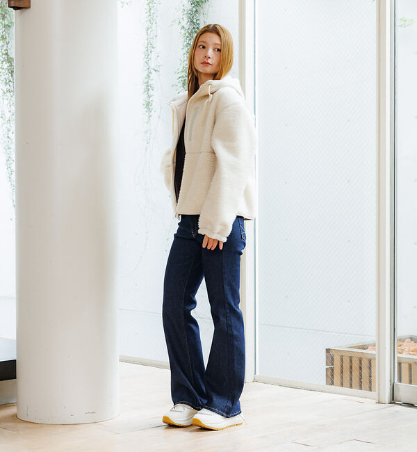 Rouge vif「【NANGA / ナンガ】BOA FLEECE ZIP HOODIE / ボアフ」|パーカー|