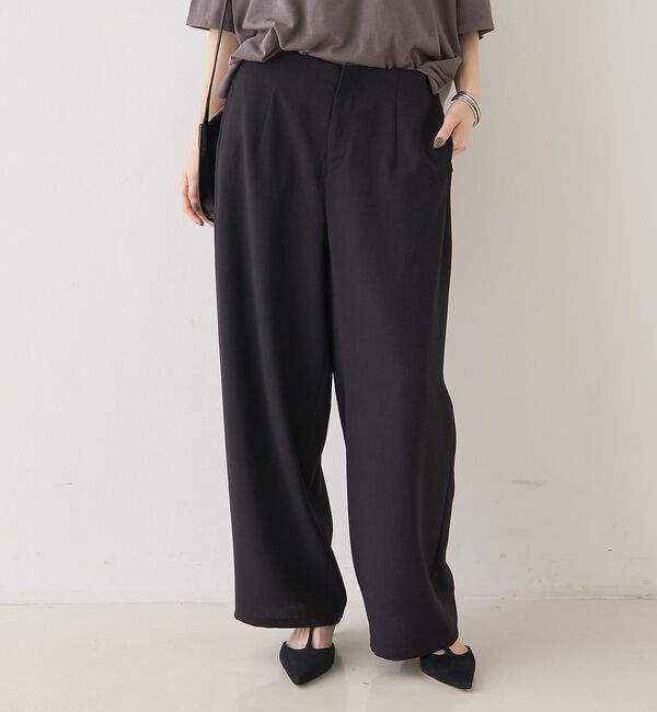 Rouge vif「【セットアップ対応】脇シームレスワイドカーブパンツ」|その他|