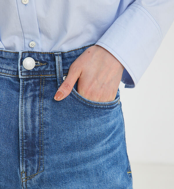 qualite「【YANUK】ボーイズストレートデニムパンツ LEA」|デニム|