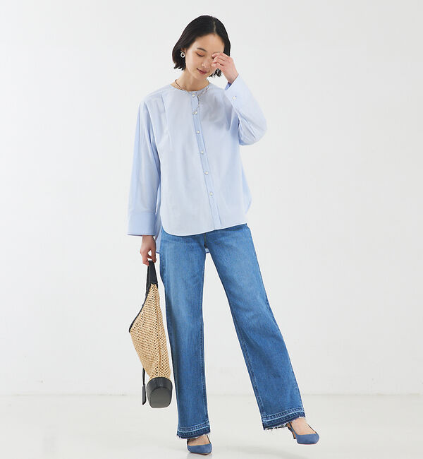 qualite「【YANUK】ボーイズストレートデニムパンツ LEA」|デニム|