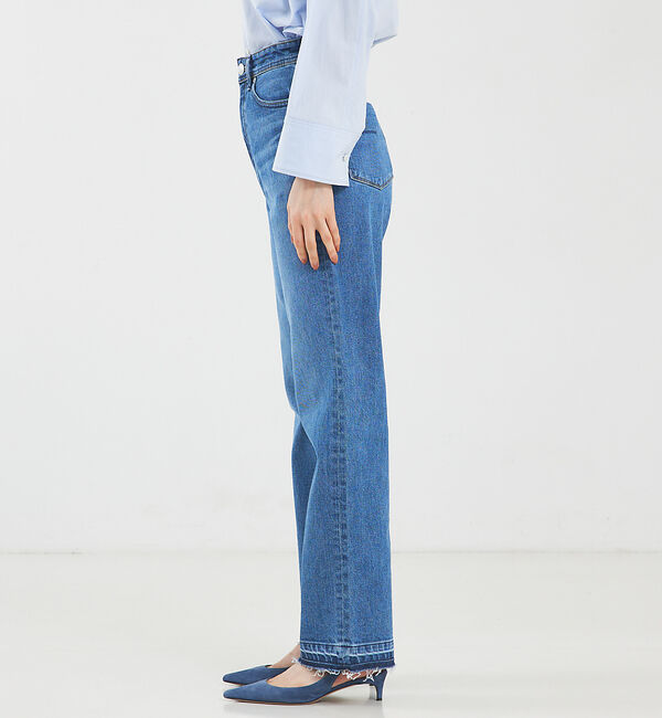 qualite「【YANUK】ボーイズストレートデニムパンツ LEA」|デニム|