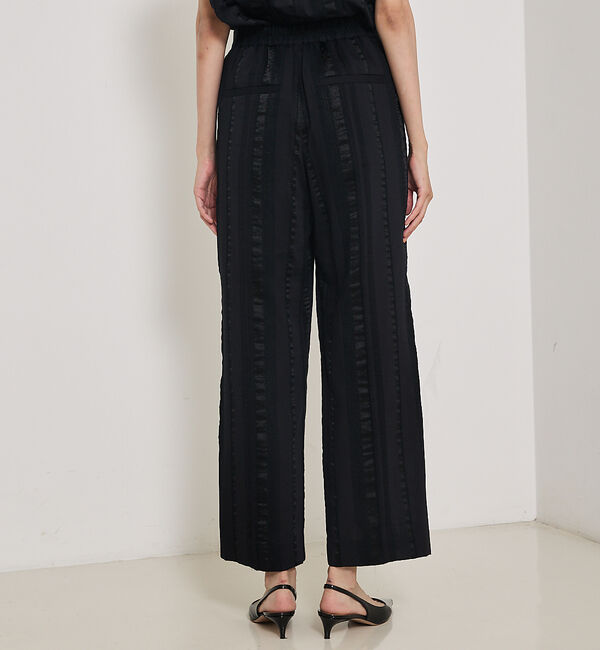 qualite「【セットアップ対応】キュプラストライプパンツ」|その他|