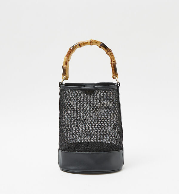 LOWELL things「●SOUER/バンブーハンドルチュールバッグ」|ハンドバッグ|