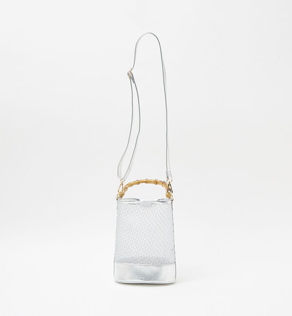 LOWELL things「●SOUER/バンブーハンドルチュールバッグ」|ハンドバッグ|