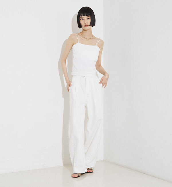 NOMINE「2WAY カップイン テレコ キャミソール」|キャミソール|