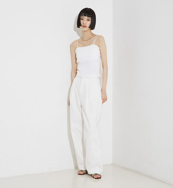 NOMINE「2WAY カップイン テレコ キャミソール」|キャミソール|