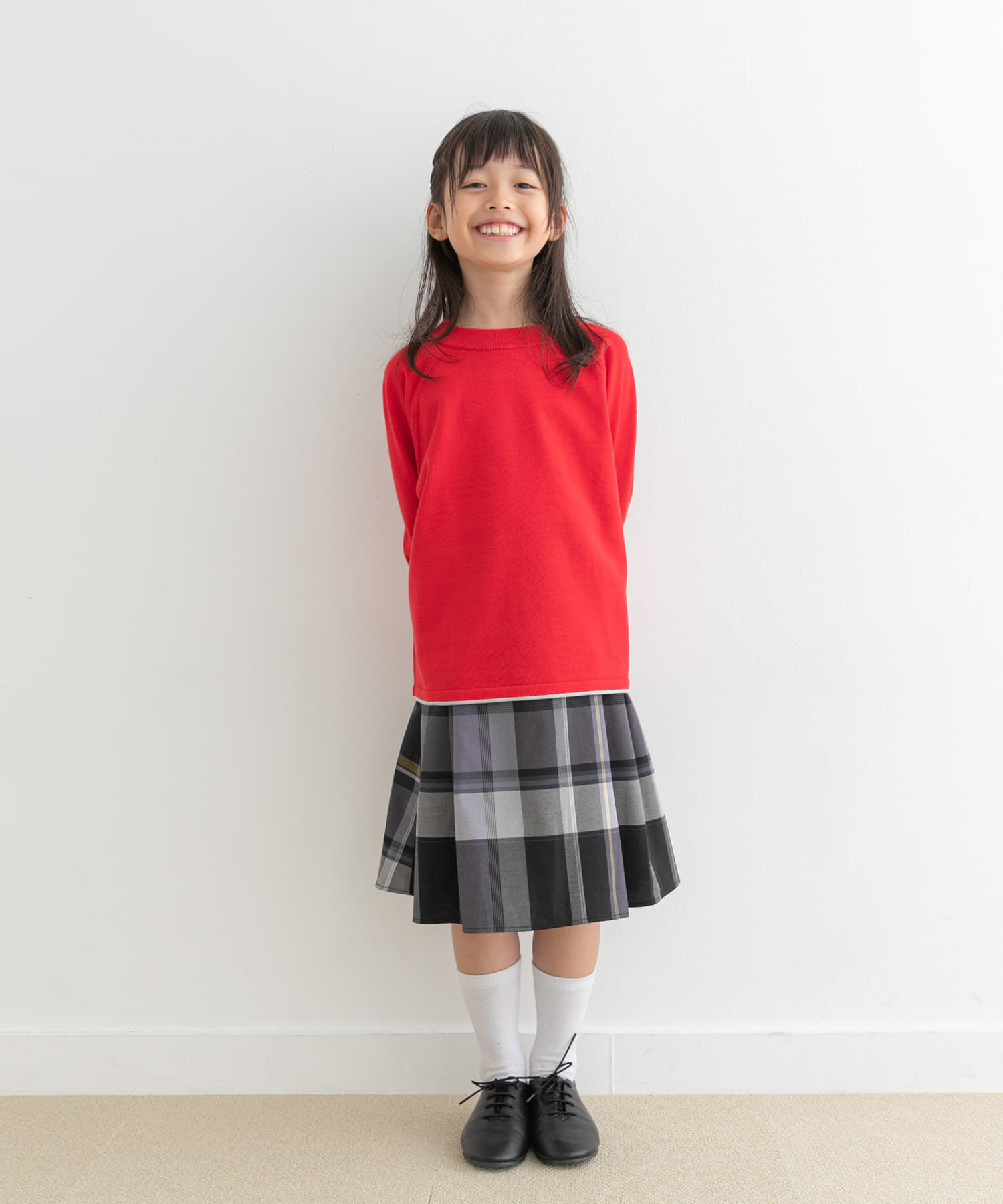 URBAN RESEARCH DOORS「『親子リンク』カラーチェックスカート(KIDS)」|その他|