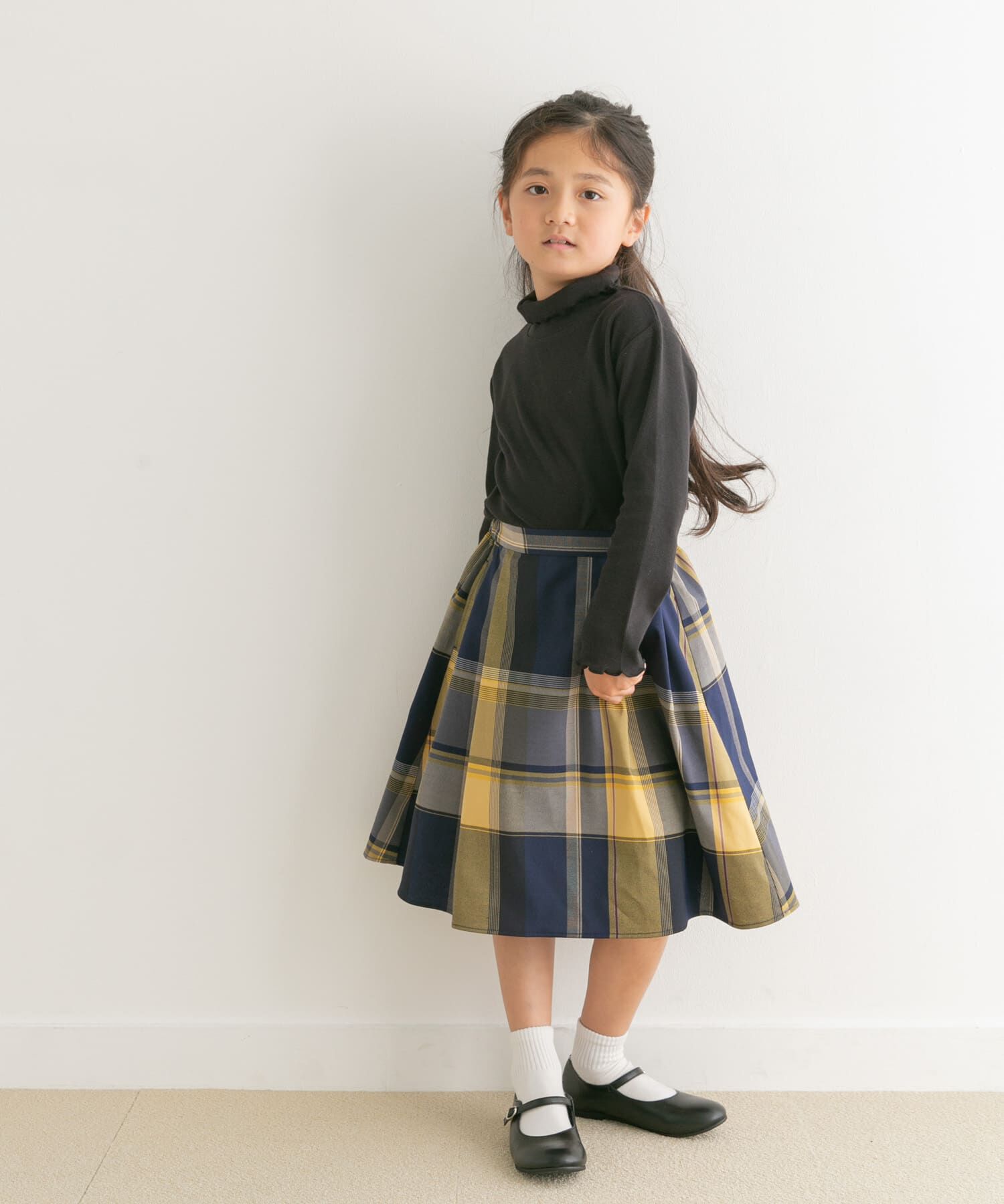 URBAN RESEARCH DOORS「『親子リンク』カラーチェックスカート(KIDS)」|その他|