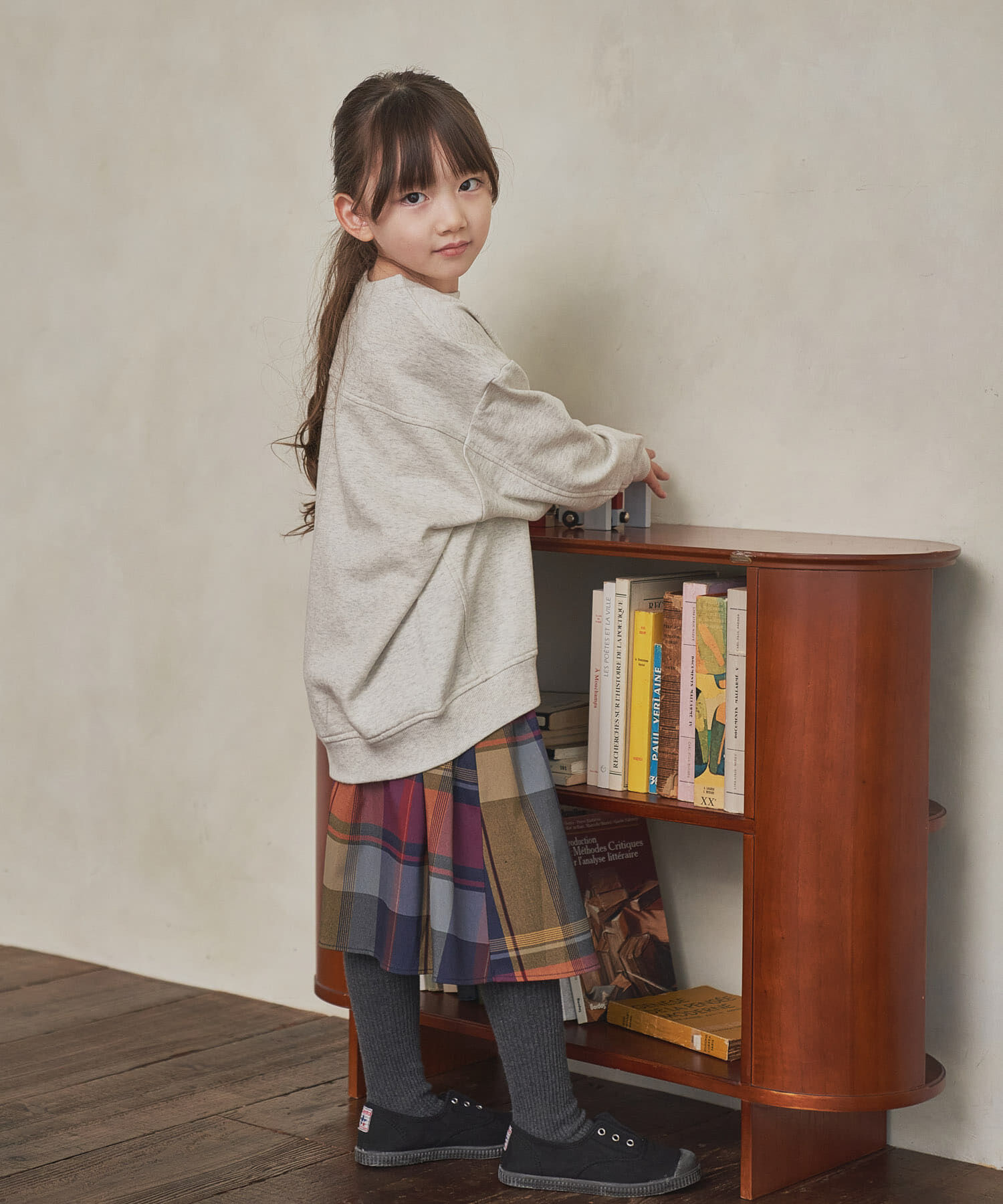 URBAN RESEARCH DOORS「『親子リンク』カラーチェックスカート(KIDS)」|その他|