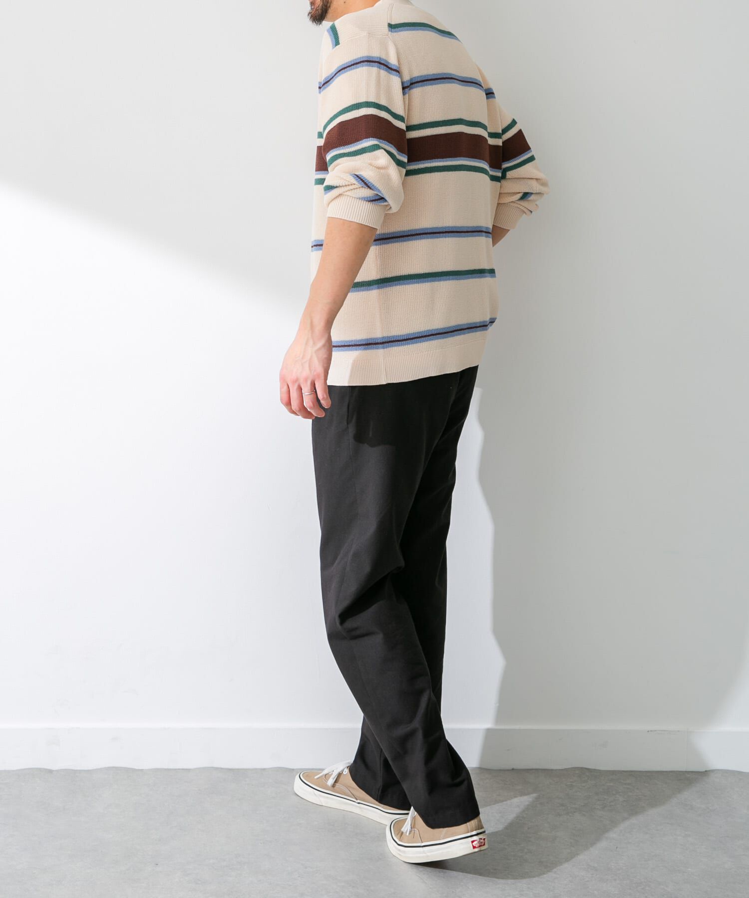 Sonny Label 「マルチボーダーニットカーディガン」|カーディガン|