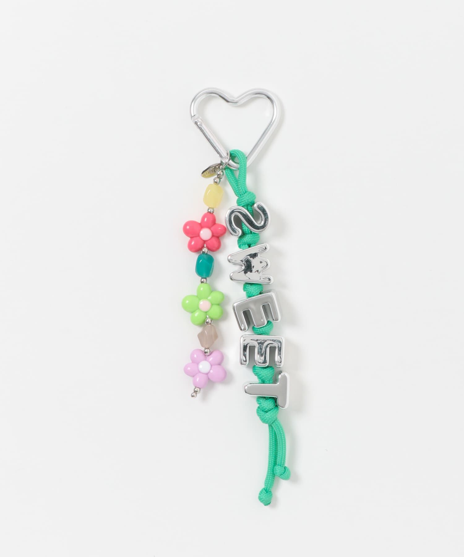SMELLY「カラフルビーズワードキーチェーン」|チャーム・キーホルダー|