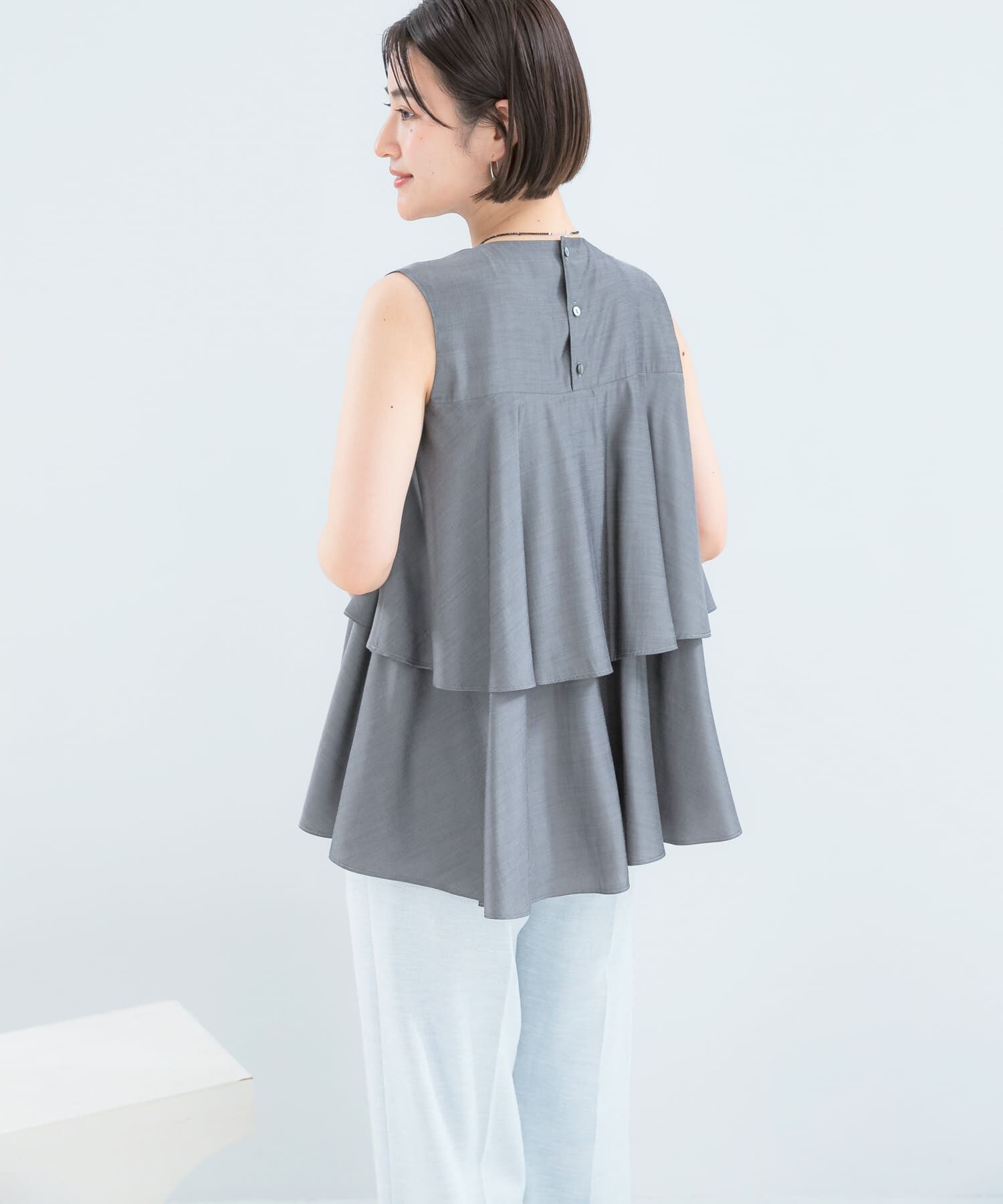 URBAN RESEARCH ROSSO「レイヤードフレアブラウス」|シャツ・ブラウス|