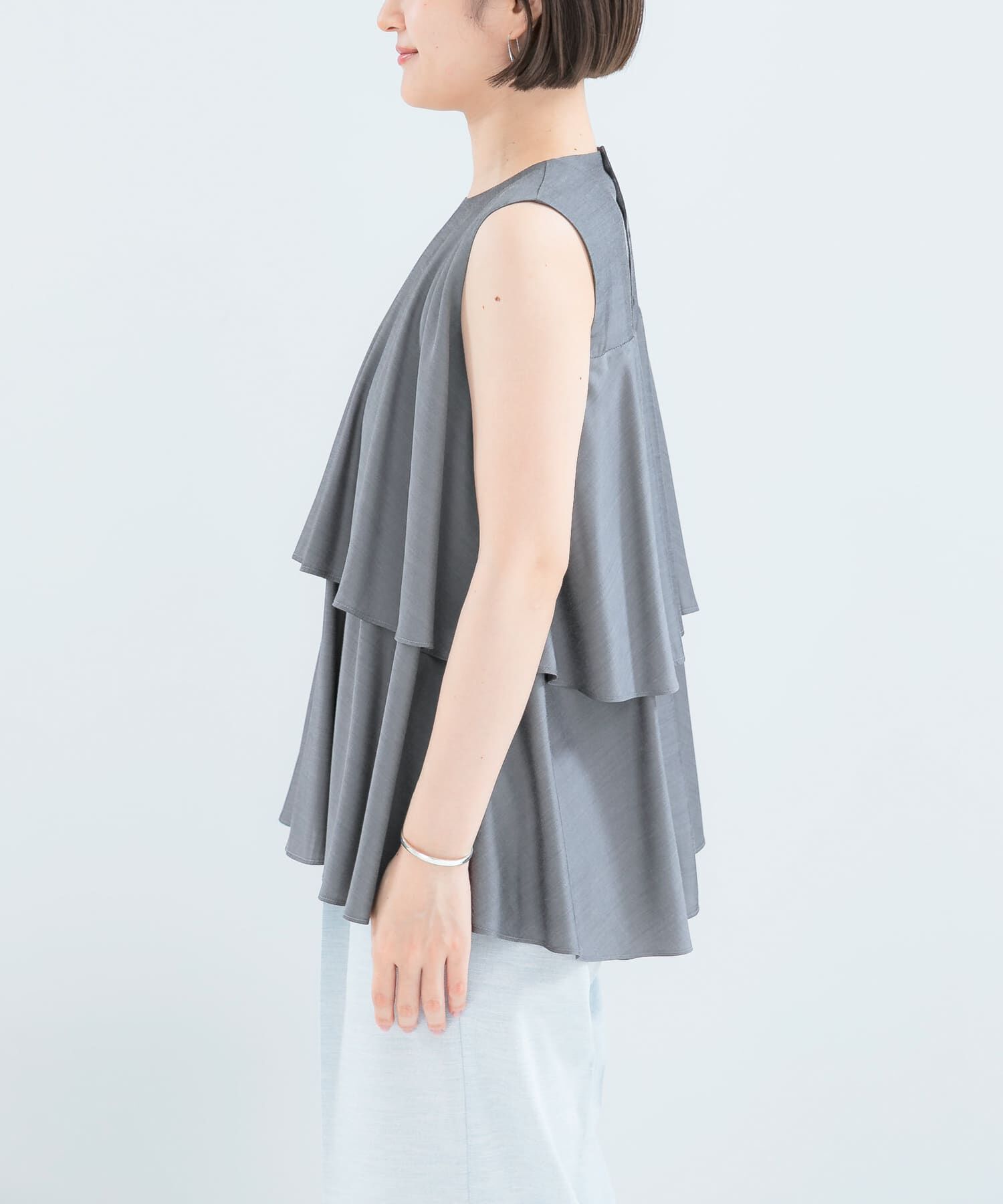 URBAN RESEARCH ROSSO「レイヤードフレアブラウス」|シャツ・ブラウス|