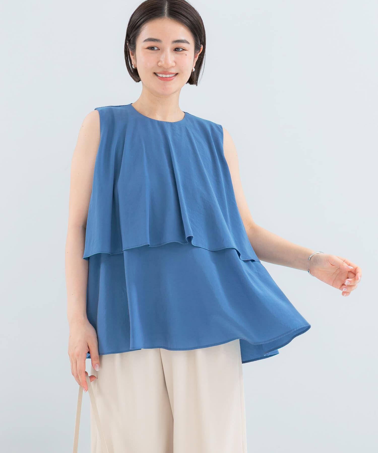 URBAN RESEARCH ROSSO「レイヤードフレアブラウス」|シャツ・ブラウス|