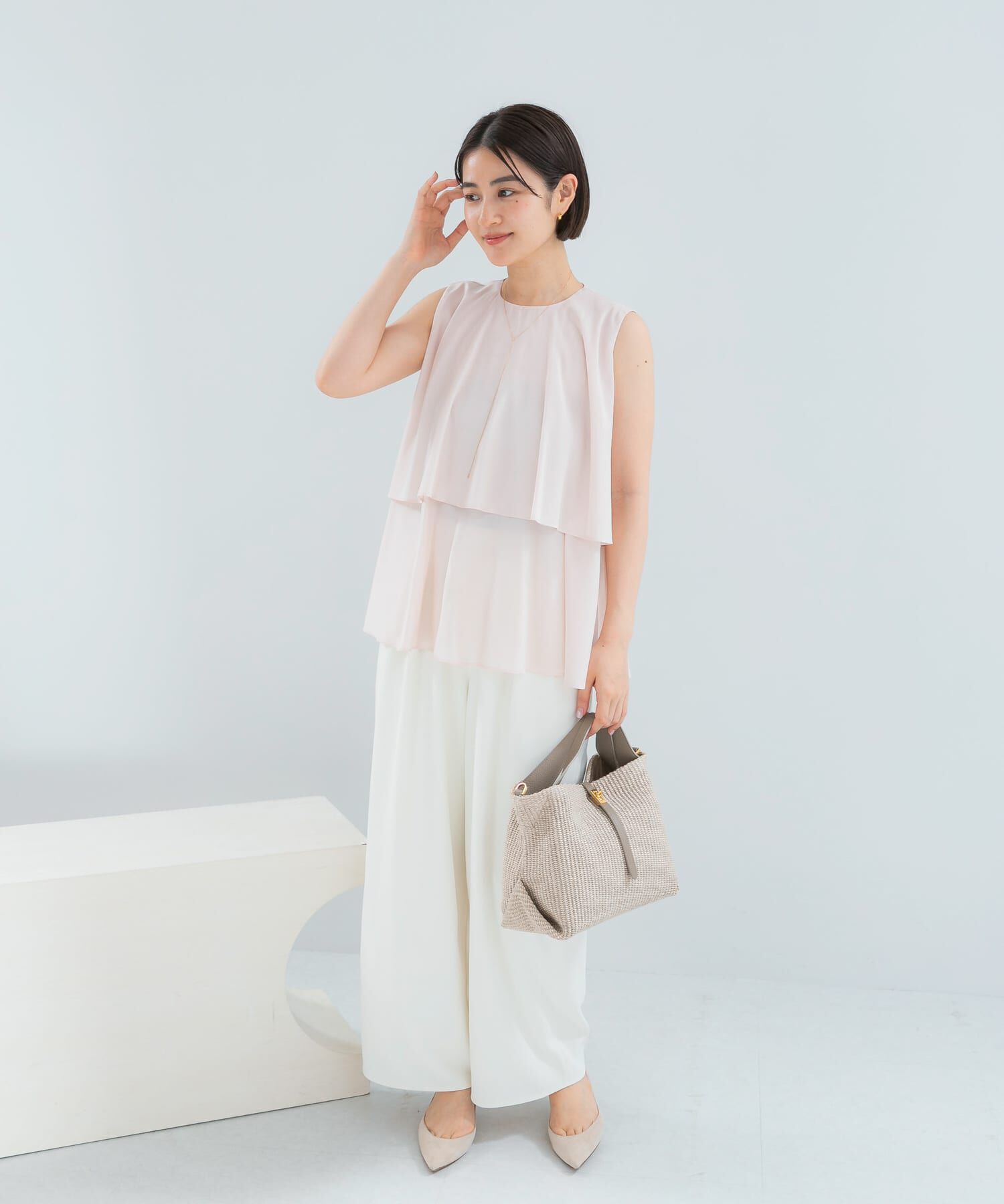 URBAN RESEARCH ROSSO「レイヤードフレアブラウス」|シャツ・ブラウス|