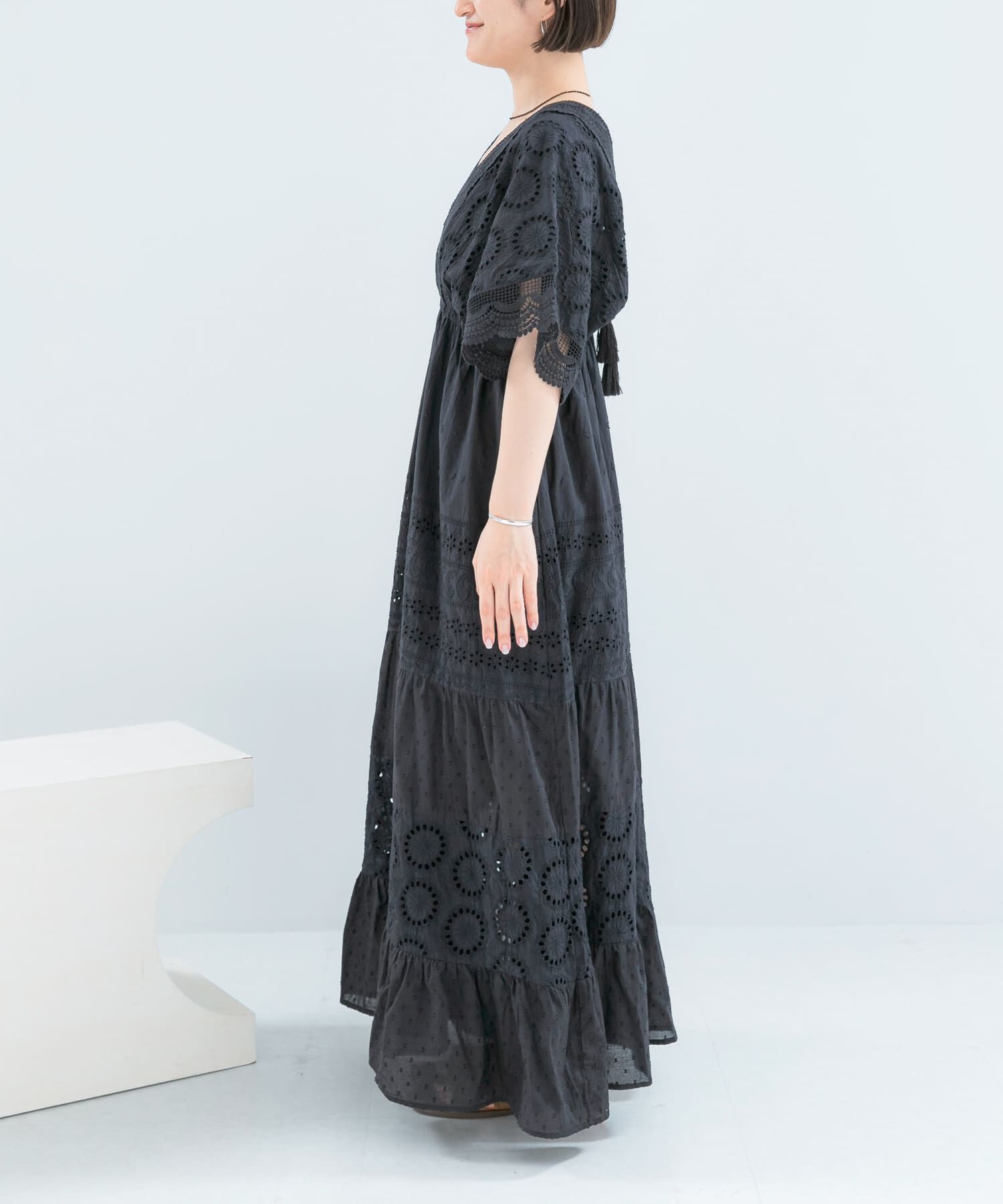 URBAN RESEARCH ROSSO「Made In Indiaエンブロイダリーワンピース」|ワンピース|