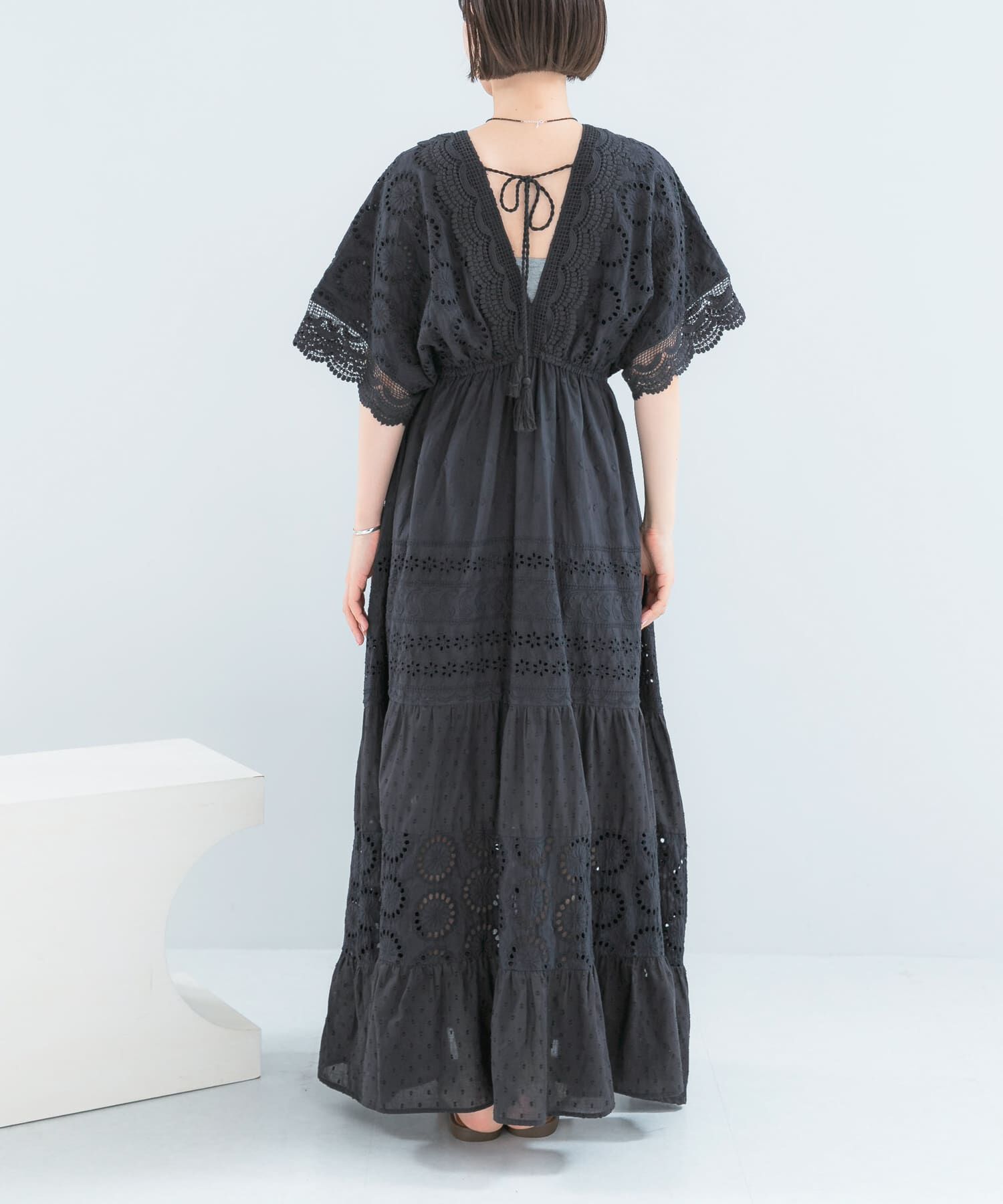 URBAN RESEARCH ROSSO「Made In Indiaエンブロイダリーワンピース」|ワンピース|