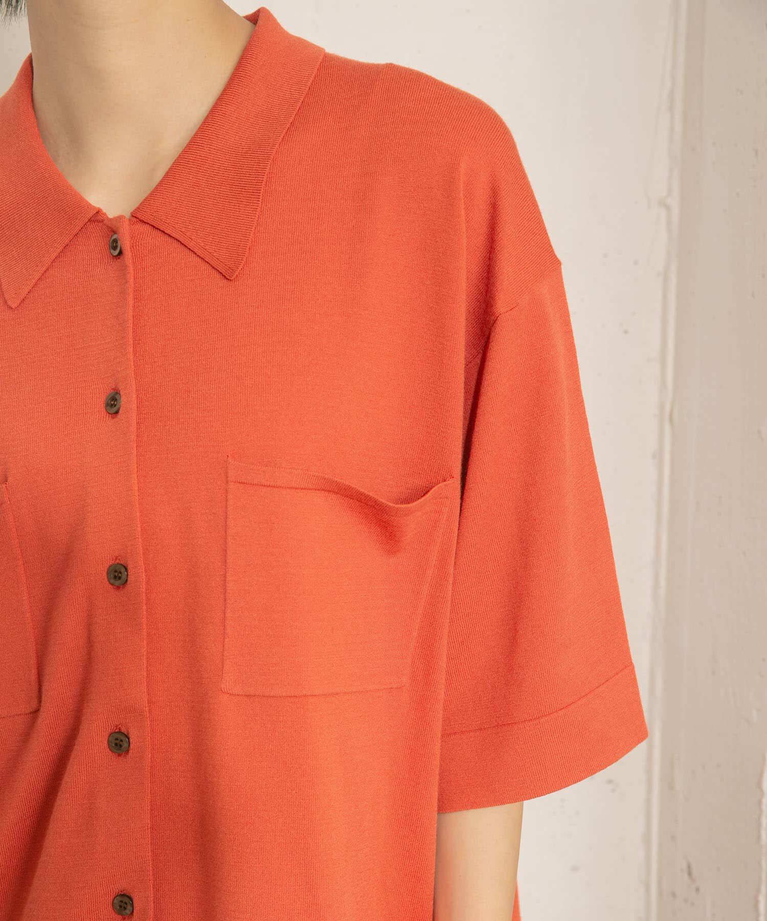  「ルーズシルエットニットシャツ」|ニット・セーター|