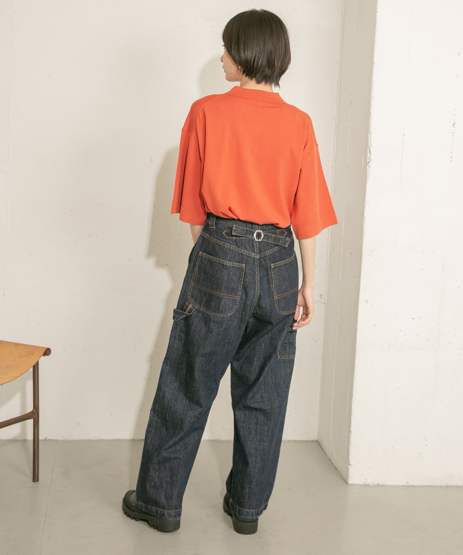  「ルーズシルエットニットシャツ」|ニット・セーター|