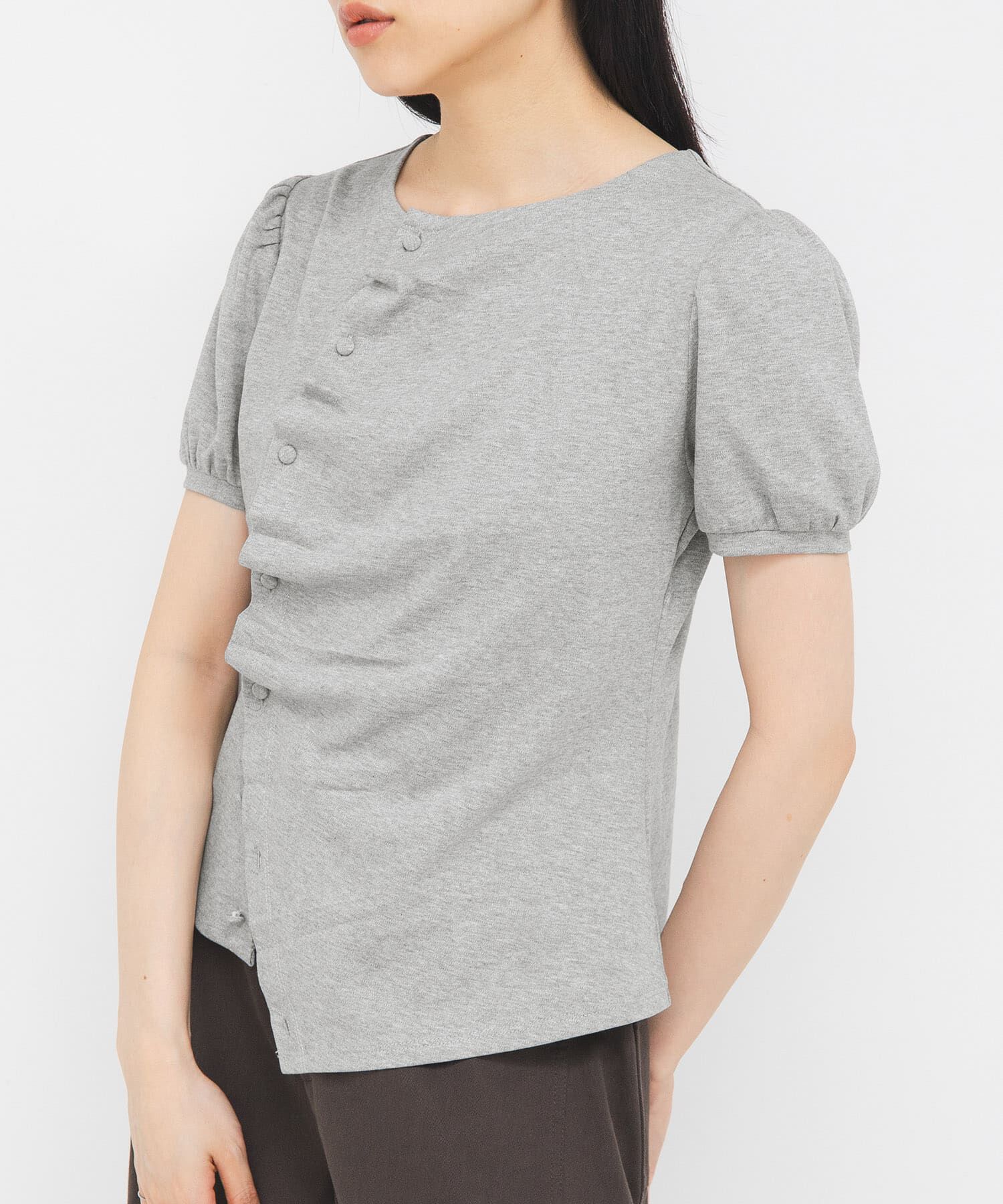  「アシメトリーデザインカットソー」|Tシャツ・カットソー|