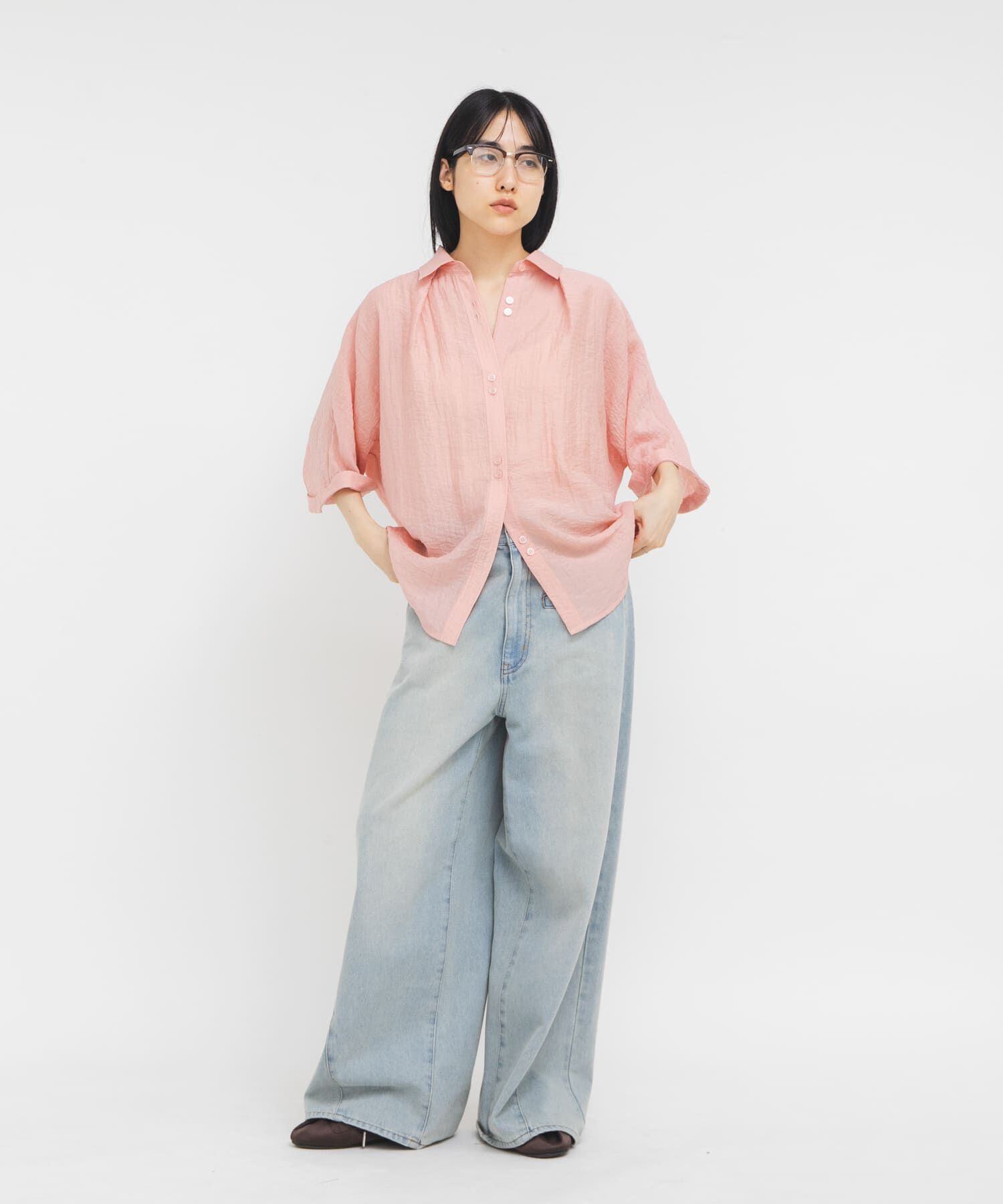  「シアーフォルムシャツ」|シャツ・ブラウス|