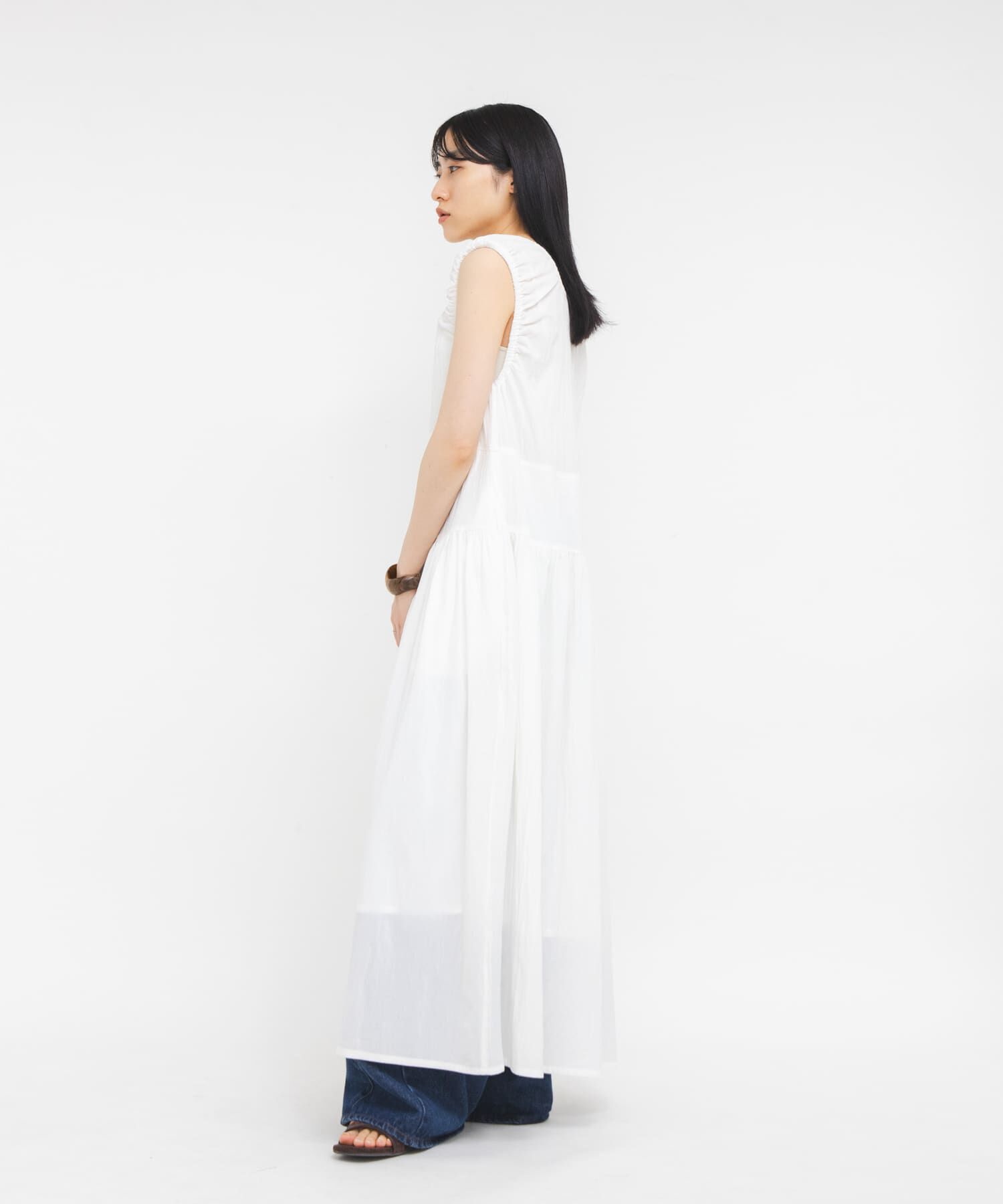  「2WAYローギャザーワンピース」|ワンピース|