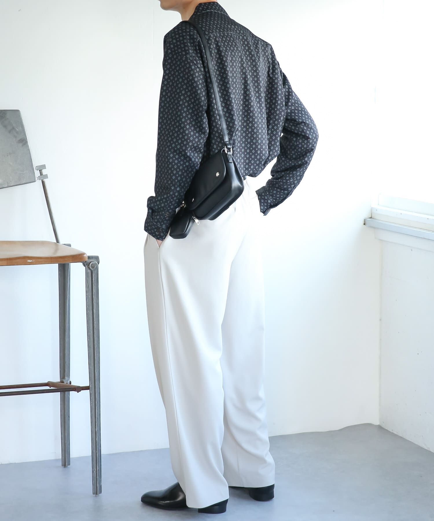 SENSE OF PLACE by URBAN RESEARCH「『セットアップ対応』『イージーケア』ダブルタックワイドスラックス」|その他|