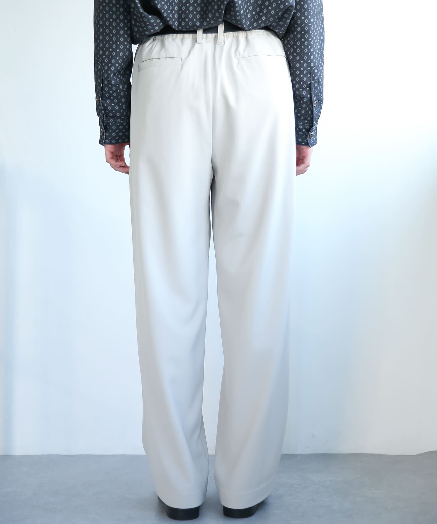 SENSE OF PLACE by URBAN RESEARCH「『セットアップ対応』『イージーケア』ダブルタックワイドスラックス」|その他|