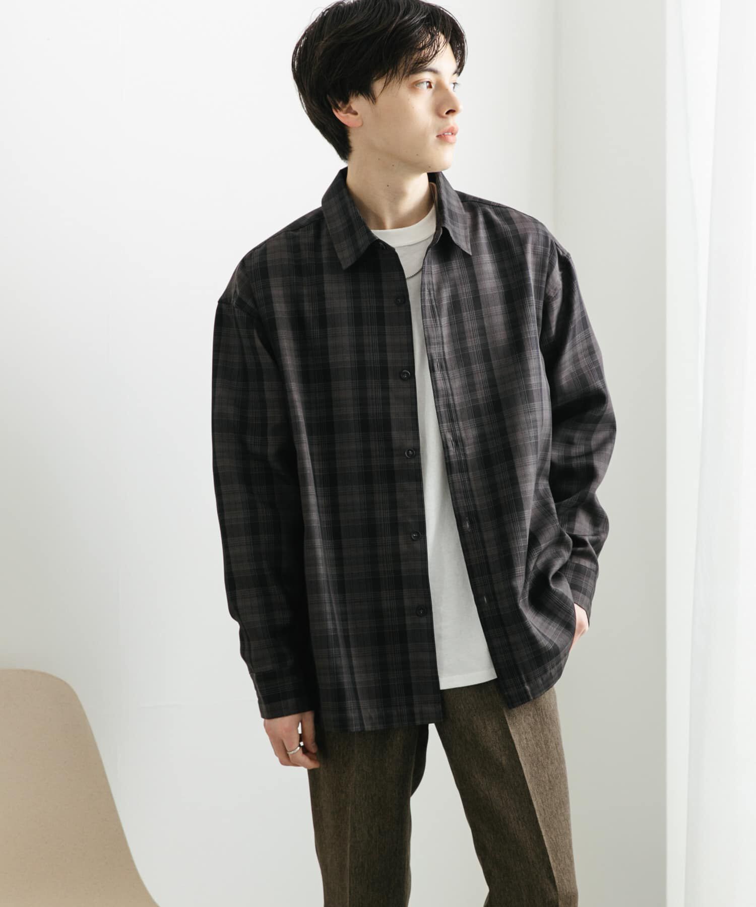 SENSE OF PLACE by URBAN RESEARCH「オンブレチェックルーズシャツ」|シャツ・ブラウス|