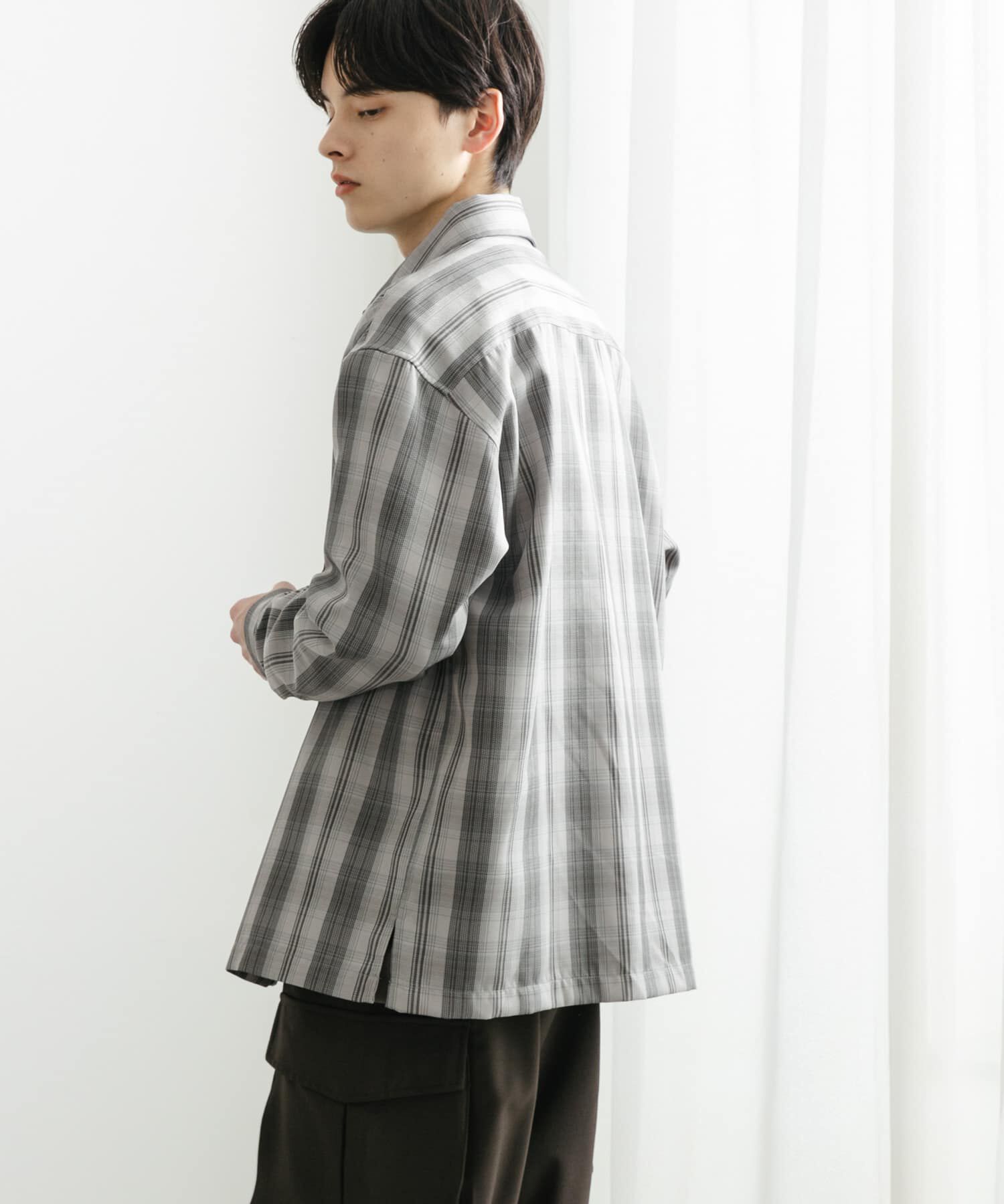 SENSE OF PLACE by URBAN RESEARCH「オンブレチェックルーズシャツ」|シャツ・ブラウス|