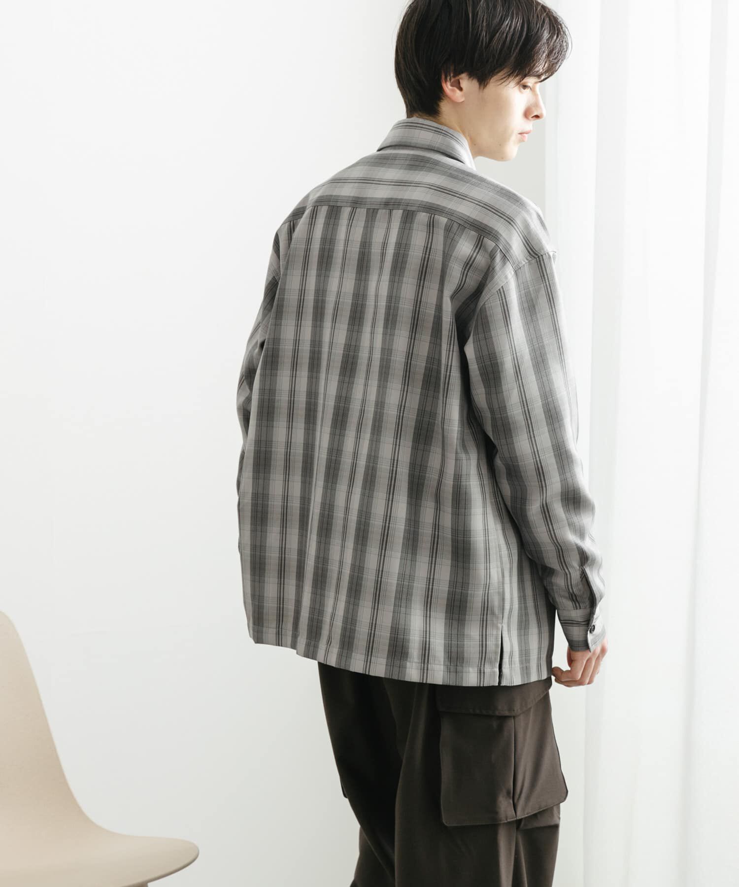 SENSE OF PLACE by URBAN RESEARCH「オンブレチェックルーズシャツ」|シャツ・ブラウス|