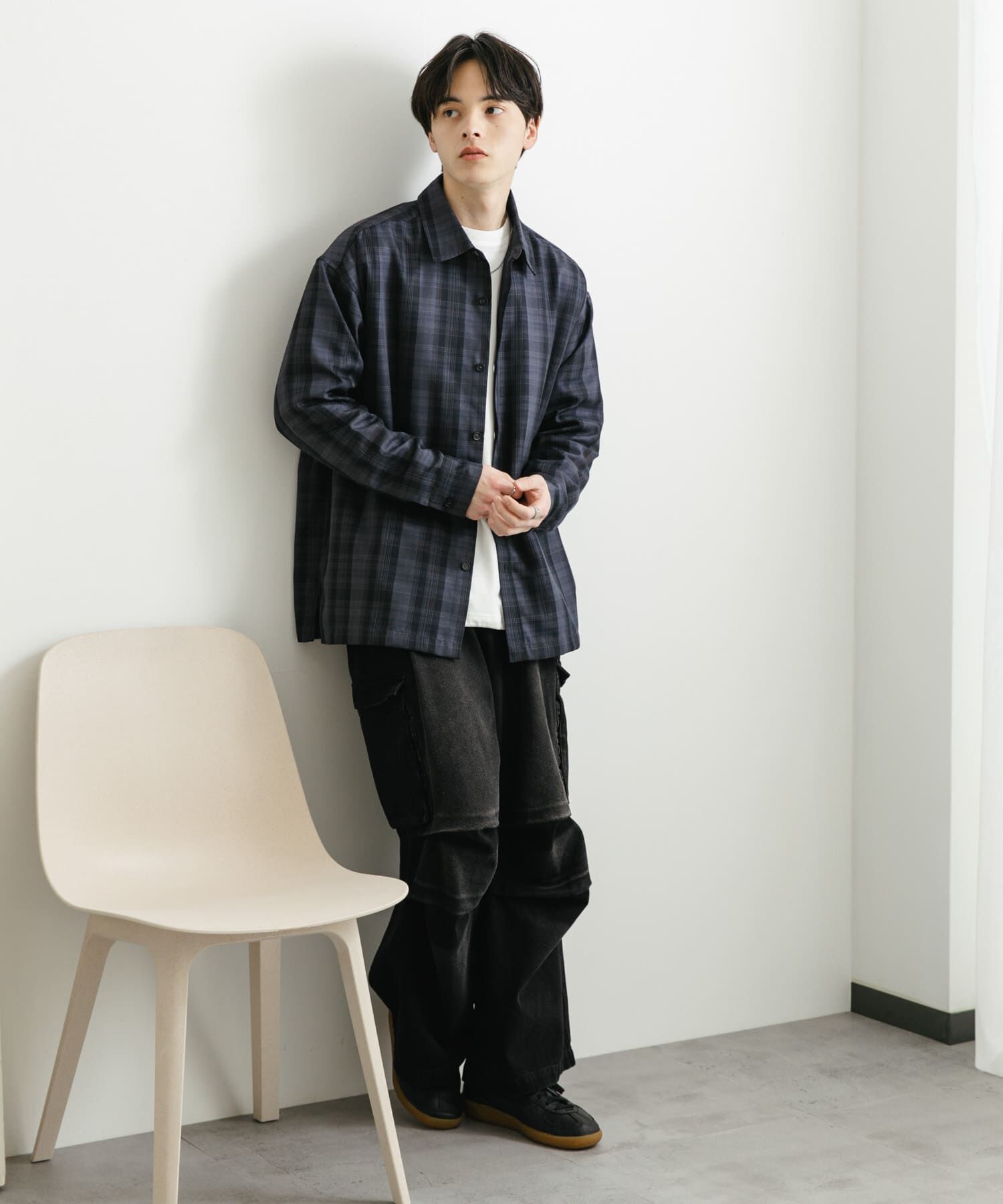 SENSE OF PLACE by URBAN RESEARCH「オンブレチェックルーズシャツ」|シャツ・ブラウス|