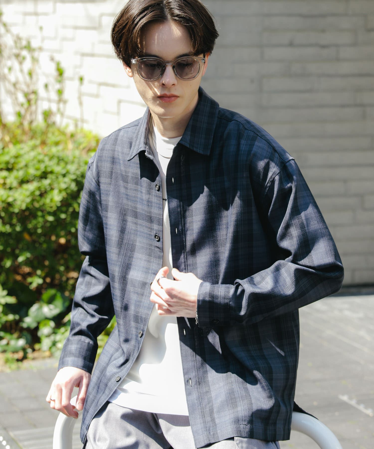 SENSE OF PLACE by URBAN RESEARCH「オンブレチェックルーズシャツ」|シャツ・ブラウス|