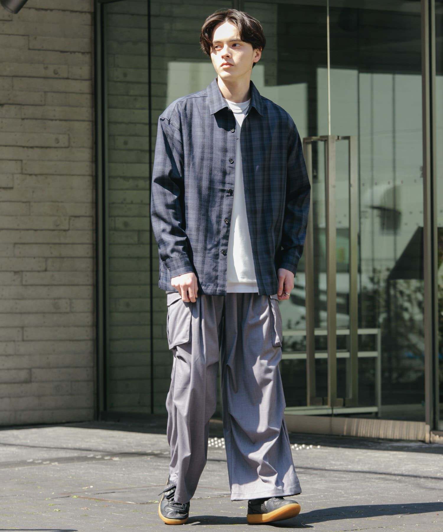 SENSE OF PLACE by URBAN RESEARCH「オンブレチェックルーズシャツ」|シャツ・ブラウス|