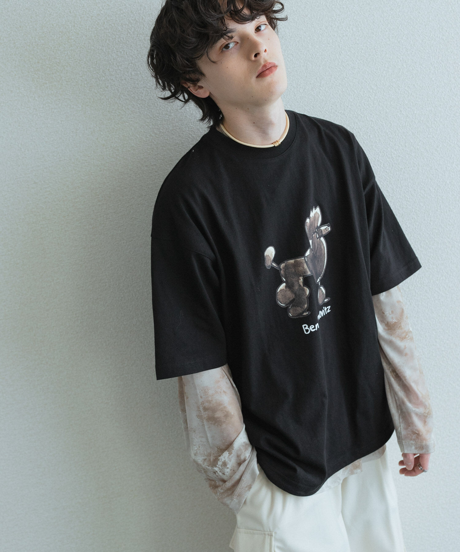 SENSE OF PLACE by URBAN RESEARCH「『別注』Ben Lenovitz&times;SENSE OF PLACE　SHORT-SLEEVE T-SHIRTS」|Tシャツ・カットソー|