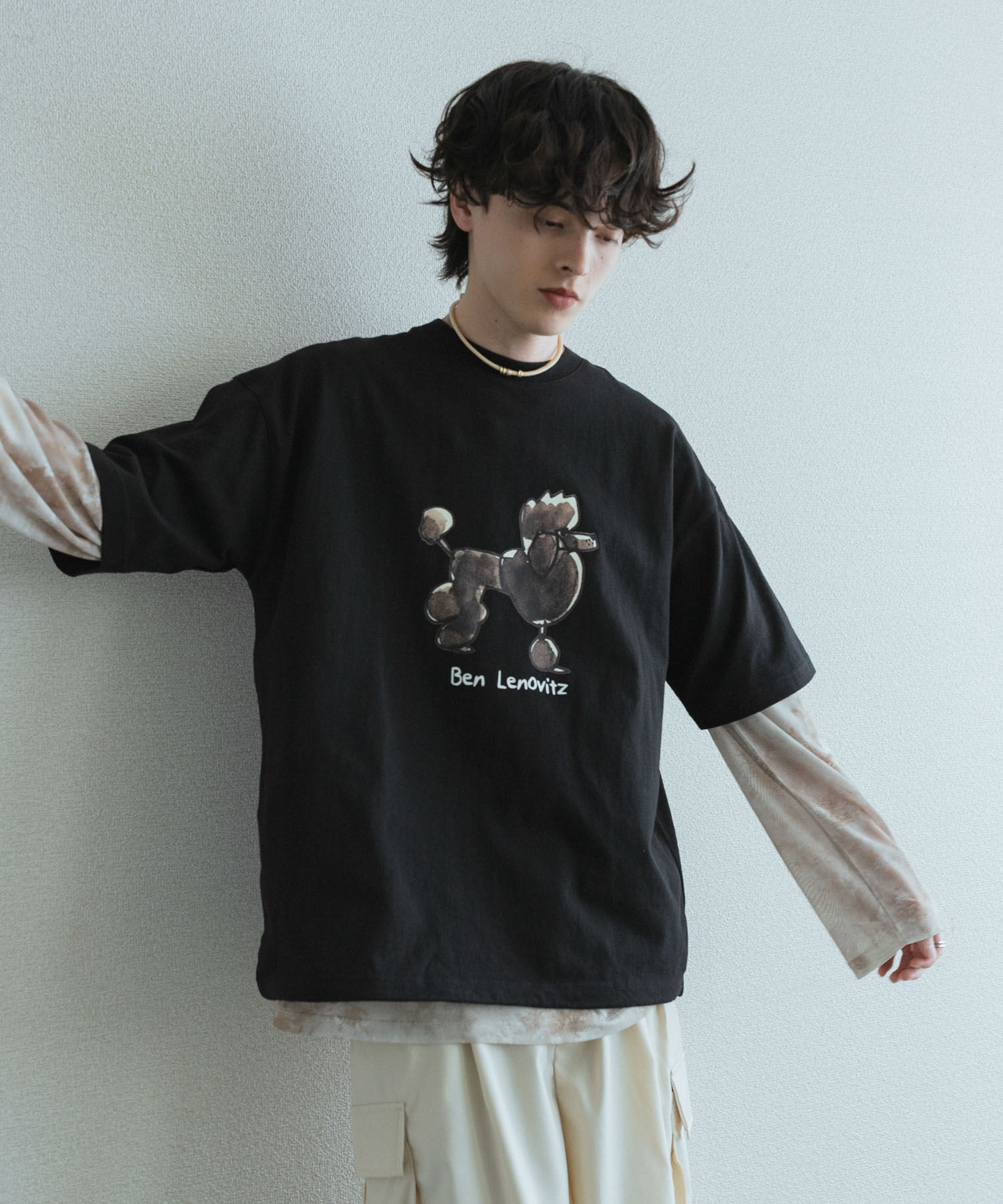 SENSE OF PLACE by URBAN RESEARCH「『別注』Ben Lenovitz&times;SENSE OF PLACE　SHORT-SLEEVE T-SHIRTS」|Tシャツ・カットソー|
