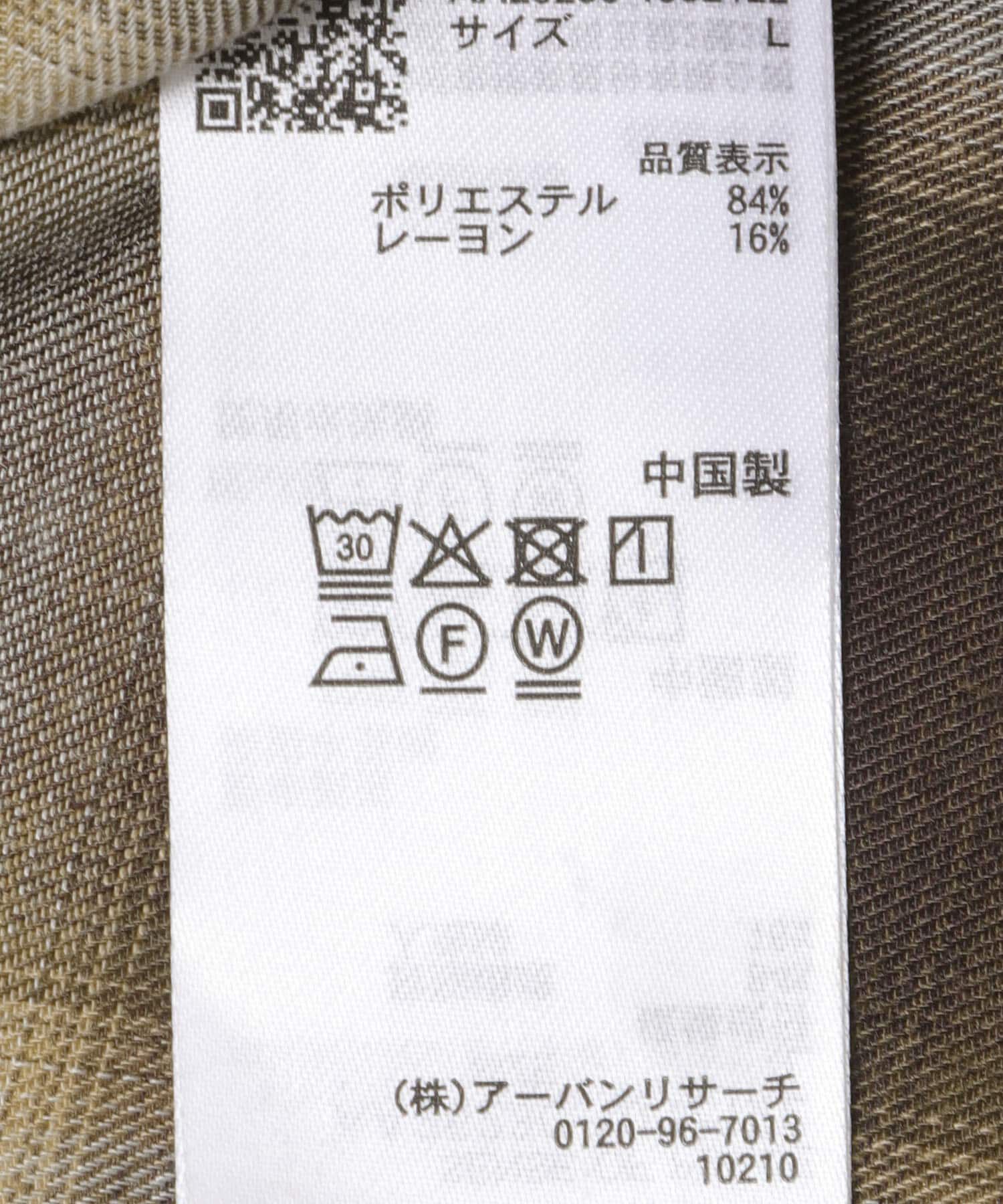 SENSE OF PLACE by URBAN RESEARCH「オンブレーチェックオープンカラーショートスリーブシャツ」|シャツ・ブラウス|