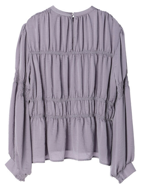 earth music&ecology「オニオンスリーブブラウス」|シャツ・ブラウス|