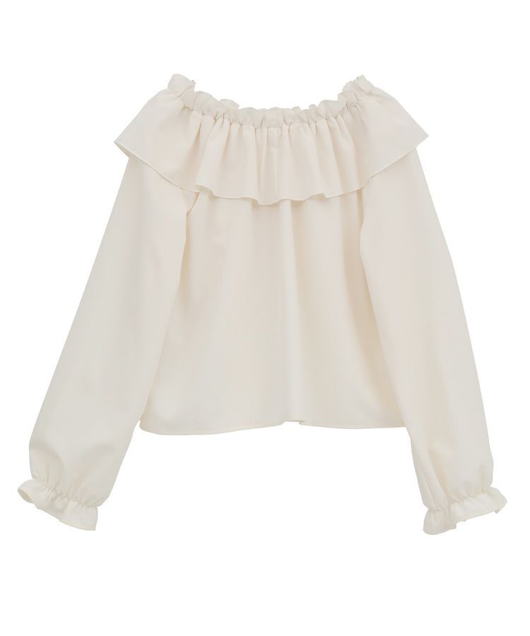 earth music&ecology「フリルオフショルブラウス」|シャツ・ブラウス|